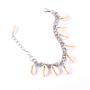 Bohemia Style Summer Fashion Women Metal Chain Haibei Shell Bracelets for Beach