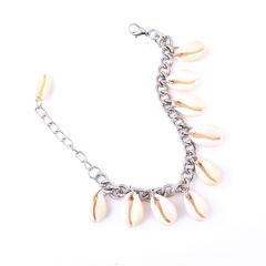 Bohemia Style Summer Fashion Women Metal Chain Haibei Shell Bracelets for Beach