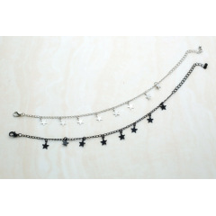 Fashion Women Metal Stars Cuff Bracelets Jewelry Gold Adjustable Charm Bracelet