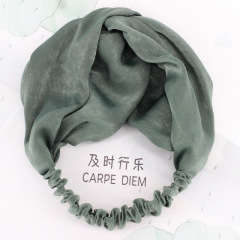Women Hair Accessories custom elastic fabric Knot Hair Band Headband