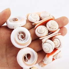 2020 new amazon ins fashion girls white handmade sea trumpet conch shell bracelets sea shell for women