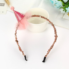 Korean fancy cute wholesale cartoon hat festival hairbands for girls kids