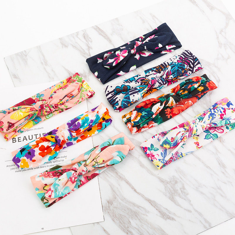 wholesale adjustable elastic children  fabric flowers  headbands