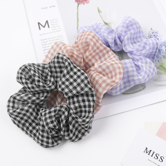 2020 New style wholesale women ladies gauze mesh scrunchies for hair