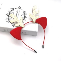 Popular christmas bulk hair accessories girl christmas hair band for female