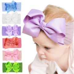 2020 Spring big bow knotted hairbands for girls kids hair accessories