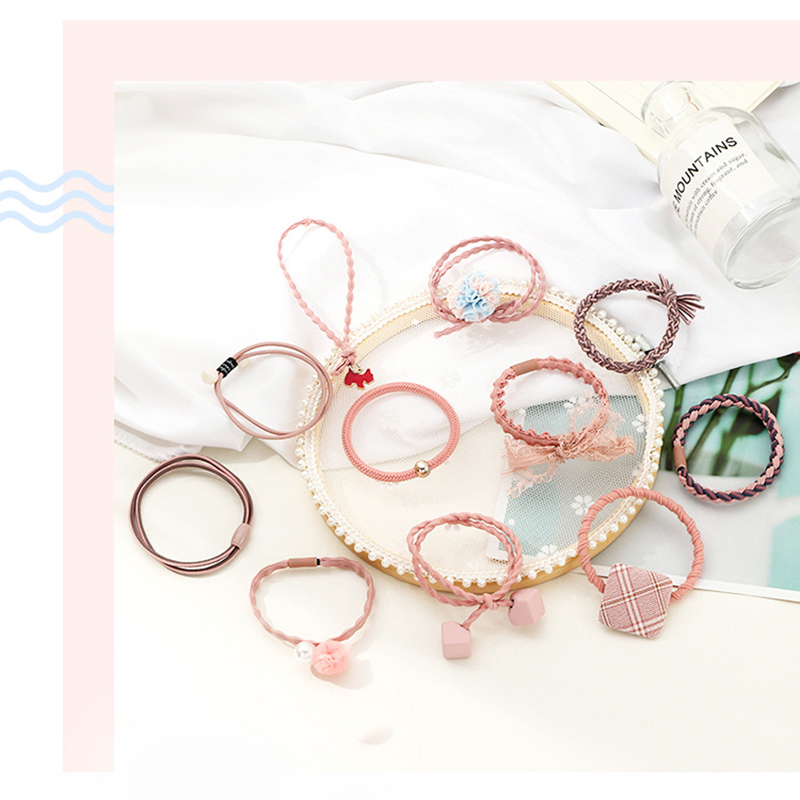 12pcs Korea wholesale girls kid stretch elastic rhinestone headbands