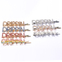 Customized Rainbow Crystal Colorful Rhinestone Letter DRIPPIN Hair Pins With Words Customized Rainbow Crystal Colorful Rhinestone Letter DRIPPIN Hair Pins With Words