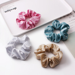 Glitter Bling Bling hair cord Accessories stain Elastic Scrunchy women hair bands Glitter Bling Bling hair cord Accessories stain Elastic Scrunchy women hair bands