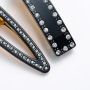 Women hair accessories wedding metal crystal rhinestone black pearl hair pin set Women hair accessories wedding metal crystal rhinestone black pearl hair pin set
