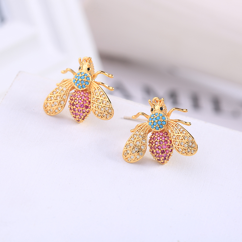 Gift Drop Jewelry Silver For Women Girls Gold Butterfly Earrings