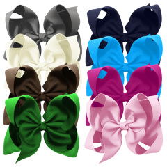 custom ins fashion fall jojo boutique babys kids girl 6 inch hair bows clips