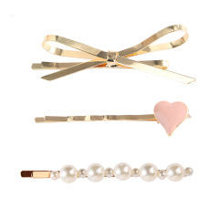 Women Simple Irregular wedding Metal Hair Accessories pear Hair pins
