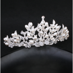 Custom hair accessories crystal luxury hair jewelry for bride happy birthday princess crown tiara