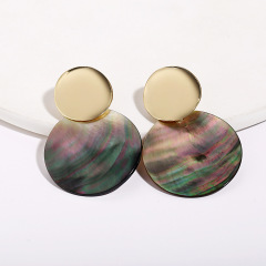 vintage best sell wish amazon women ladi jewelry earrings accessories ocean hoop drop shell earring