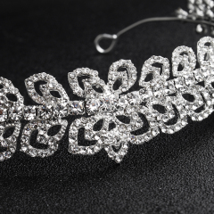 Luxury bride silver women rhinestone crystal wedding bridal tiaras  crowns