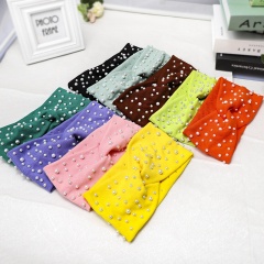 Wholesale factory Autumn And Winter sweet sport elastic cute hairband for girls