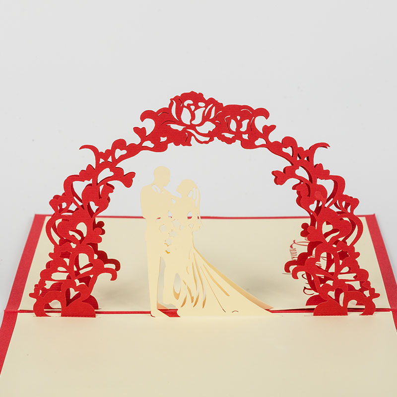 logo size color custom christmas birthday holidays laser cut handmade wedding pop up 3d cards