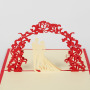 logo size color custom christmas birthday holidays laser cut handmade wedding pop up 3d cards