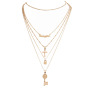 wish Amazon ins fashion gold plated lock cross name multi layered chain choker necklace for women lady girls wish Amazon ins fashion gold plated lock cross name multi layered chain choker necklace for women lady girls
