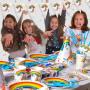 16 Party Tableware Plates Banner Girls Unicorn Party Decorations Supplies 16 Party Tableware Plates Banner Girls Unicorn Party Decorations Supplies
