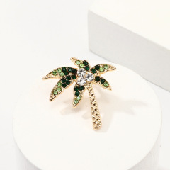 2020 Women Lovely Girls New Cute Coconut Tree Pineapple Windmill Custom Brooch Pin