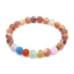 New 7 Chakra Healing Natural Stone Beads Yoga Bracelet For Ladies Accessories