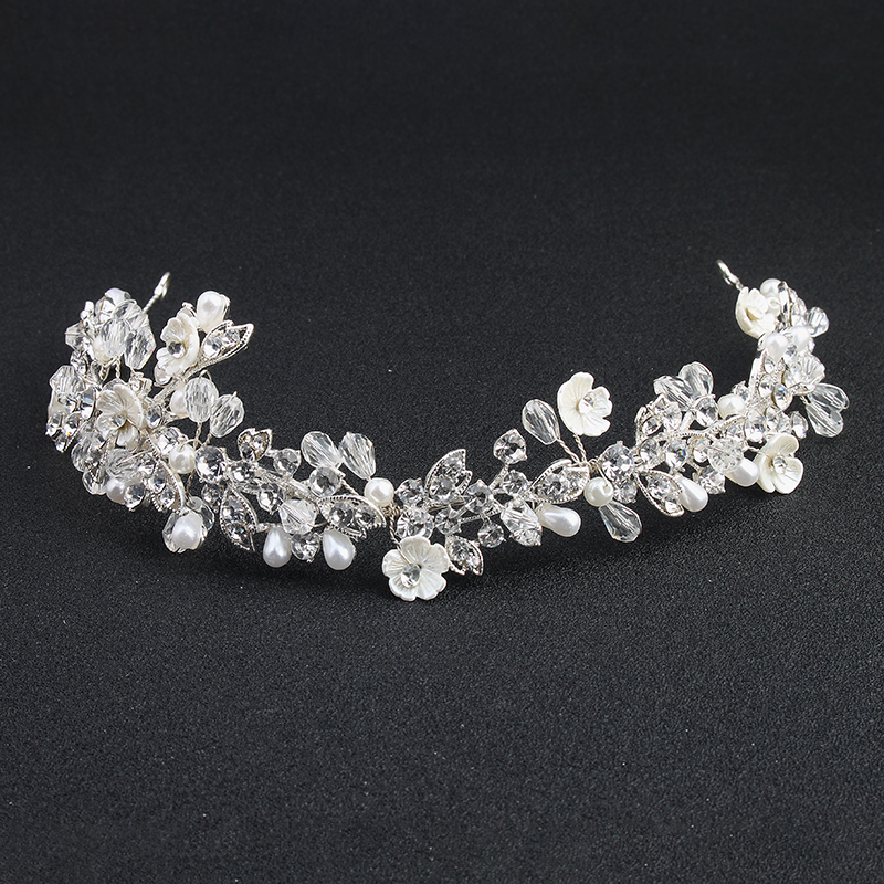 Wholesale OEM Rhinestone Bridal Wedding Hair Ribbons Wholesale OEM Rhinestone Bridal Wedding Hair Ribbons