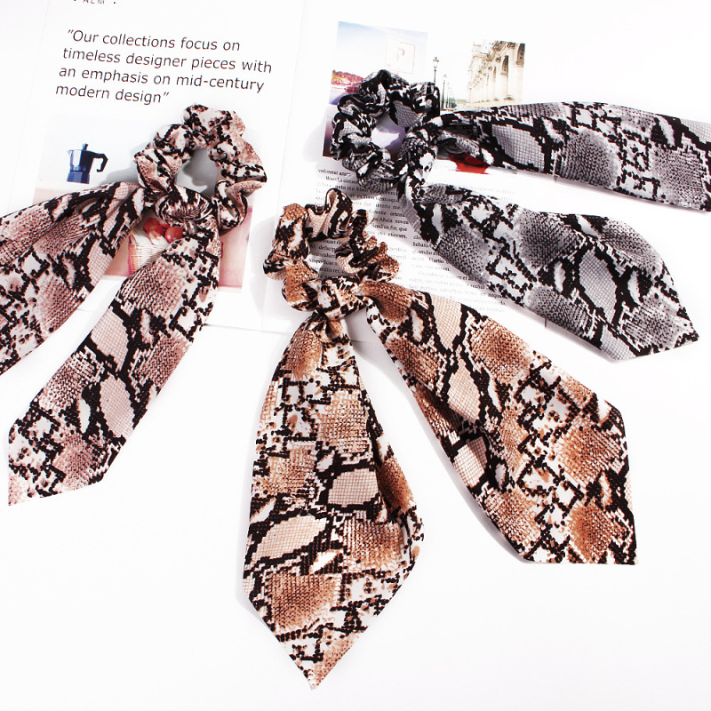 vintage ins amazon fancy fabric long bow elastic hair ties velvet hair leopard scrunchies leopard vintage ins amazon fancy fabric long bow elastic hair ties velvet hair leopard scrunchies leopard