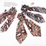 vintage ins amazon fancy fabric long bow elastic hair ties velvet hair leopard scrunchies leopard vintage ins amazon fancy fabric long bow elastic hair ties velvet hair leopard scrunchies leopard