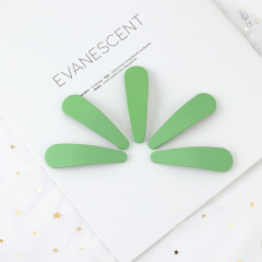 5pcs Korea Wholesale Children's Frosted Color BB Clip Metal Hairpin
