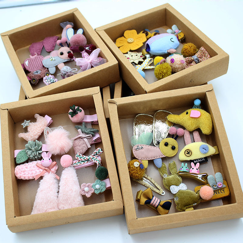 Fashion flower hair accessories hair clip set hairpin korea with box Fashion flower hair accessories hair clip set hairpin korea with box