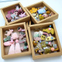 Fashion flower hair accessories hair clip set hairpin korea with box Fashion flower hair accessories hair clip set hairpin korea with box