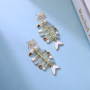 2019 China wholesales customized latest designs fish shaped earrings