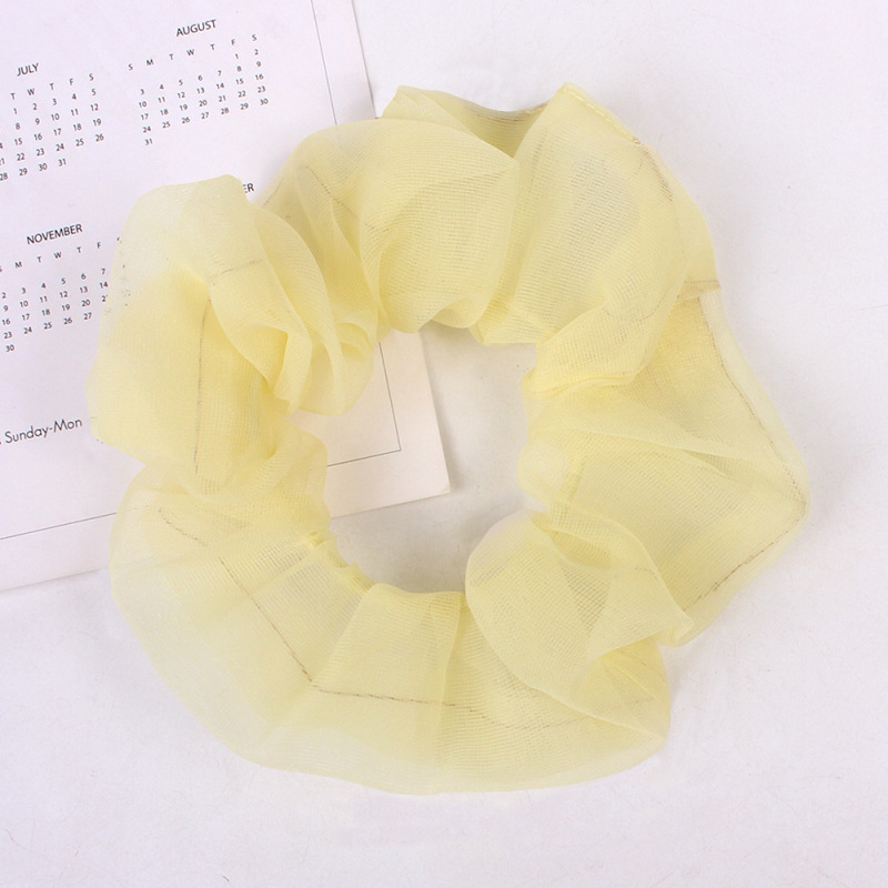 Wholesale fashion bulk custom women girls elastic organza hair scrunchies Wholesale fashion bulk custom women girls elastic organza hair scrunchies