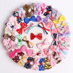 40pcs Chinese colorful custom design bow hair clip hairpins set