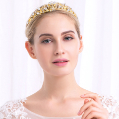 Birthday Wedding Princess Gold Silver Hair Accessories Bride Tiaras and Crowns