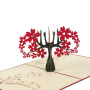 OEM amazon new laser cut cherry 3d valentine gift card butterfly pop up paper business cards OEM amazon new laser cut cherry 3d valentine gift card butterfly pop up paper business cards
