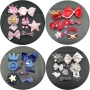 New korean kid headwear vintage clip crown baby girl head hair bands set