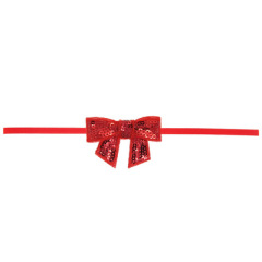 2020 Shining sequin colorful small bow knot band baby girl's headband kids hair accessories