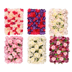 3d wedding party decorative pink and white artificial silk rose flower wall 3d wedding party decorative pink and white artificial silk rose flower wall