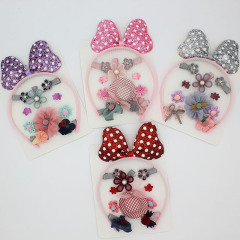 Kids Mickey cartoon flower hair band hat barrettes hair accessories Kids Mickey cartoon flower hair band hat barrettes hair accessories