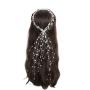 Handmade long Hair Wedding Accessories Ribbon tassels peal Bridal Headband