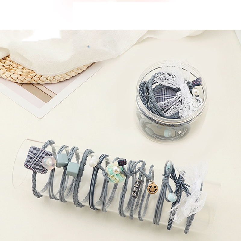 12pcs Korea wholesale girls kid stretch elastic rhinestone headbands