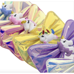 New design laser multi-colored top knot bow girls hair accessories hair clip New design laser multi-colored top knot bow girls hair accessories hair clip