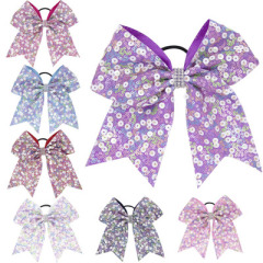 Little princess baby girls big bow knot elastic hair tie for kids hair accessories