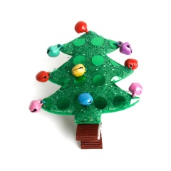 New Christmas kids hair accessories creation france easy hair clip for merry christmas