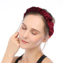 Wholesale 2020 High Quality Girls Hairband for women Wide Velvet turban Headbands Cross Knotted Hair Bands