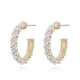 Personality fashion women CC shape beads earrings accessories alloy earrings stud Personality fashion women CC shape beads earrings accessories alloy earrings stud