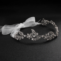 Handmade Tiaras Wedding Hair Accessories crystal flower bridal Headbands